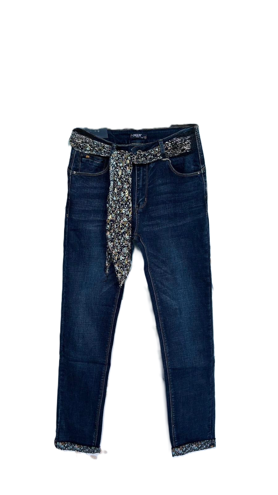 Pantalón Vaquero Floral