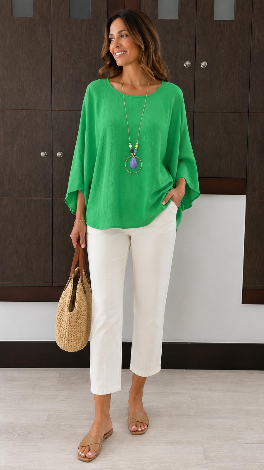 Camisa Oversize C/ Collar