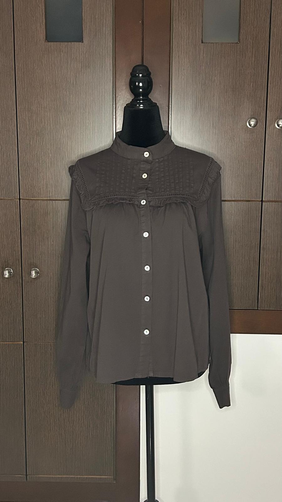 Camisa Lisa Volante