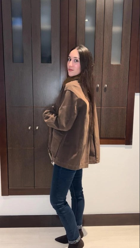 Cazadora Ante Cuello Pana