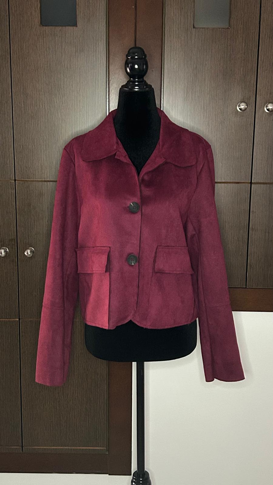 Chaqueta Antelina Bolsillos