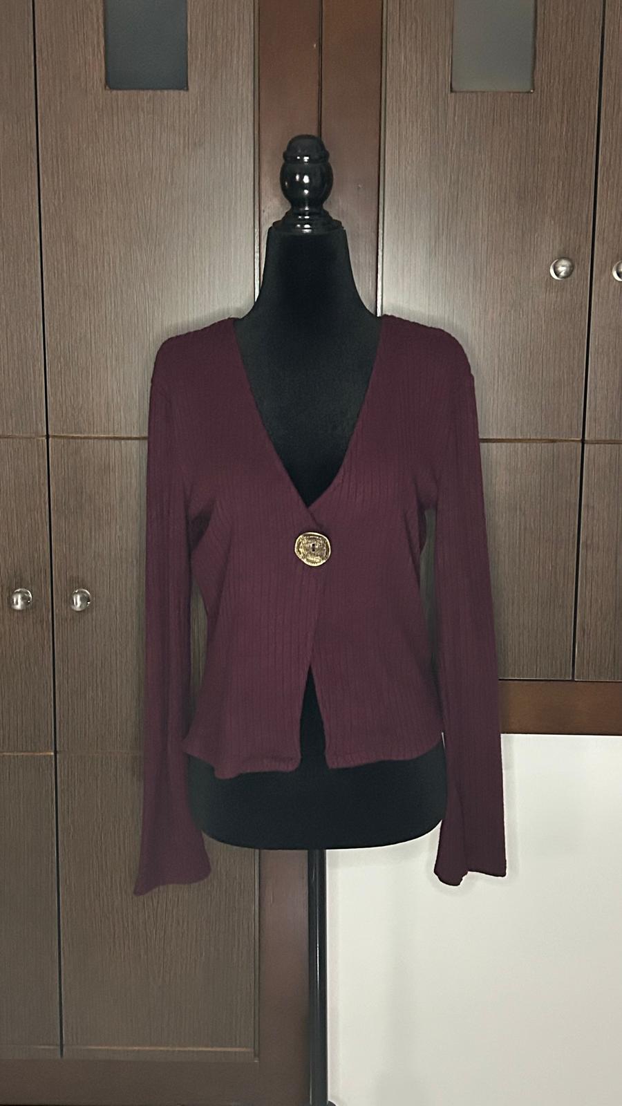 Chaqueta Botón Dorado