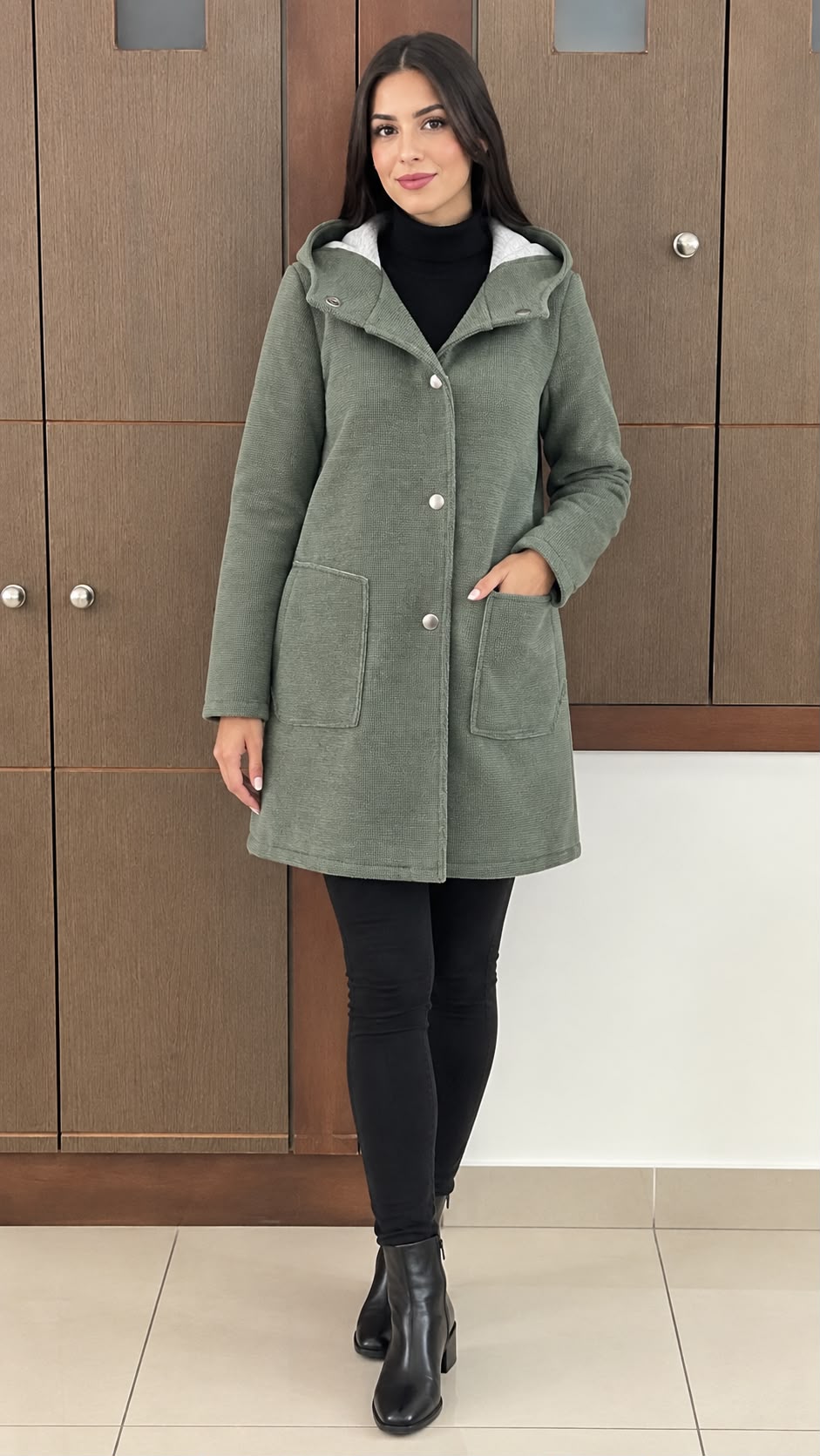 Chaqueta Forrada Capucha