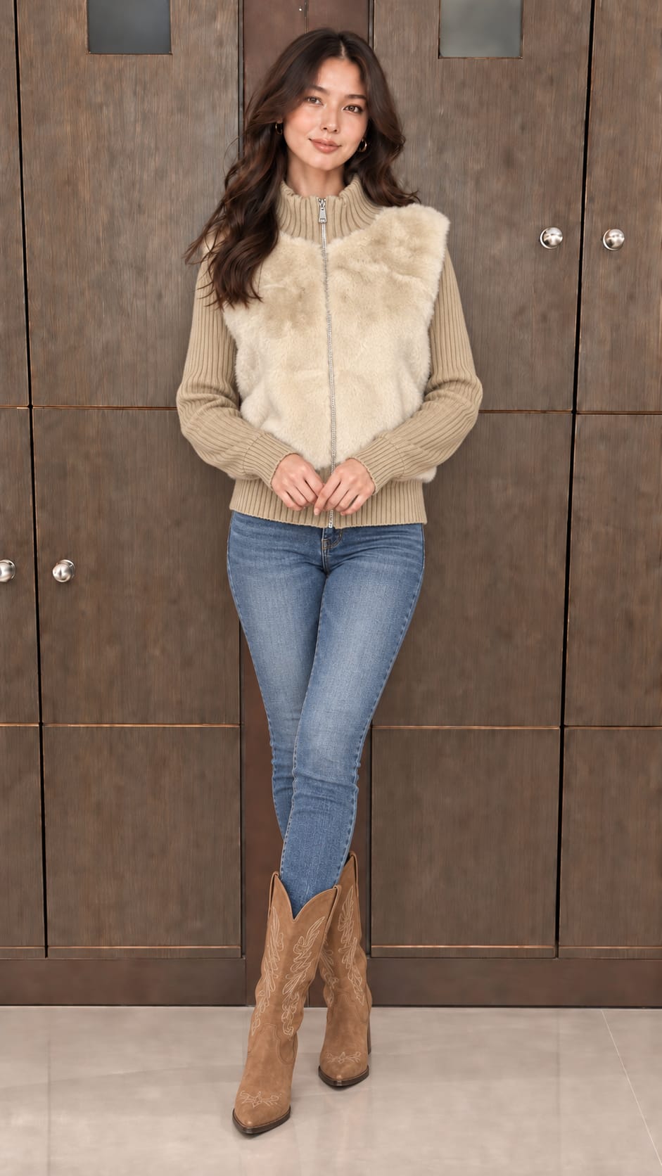 Chaqueta Con Pelo