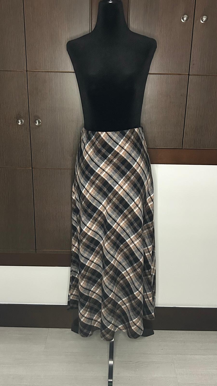 Falda Cuadros Franela