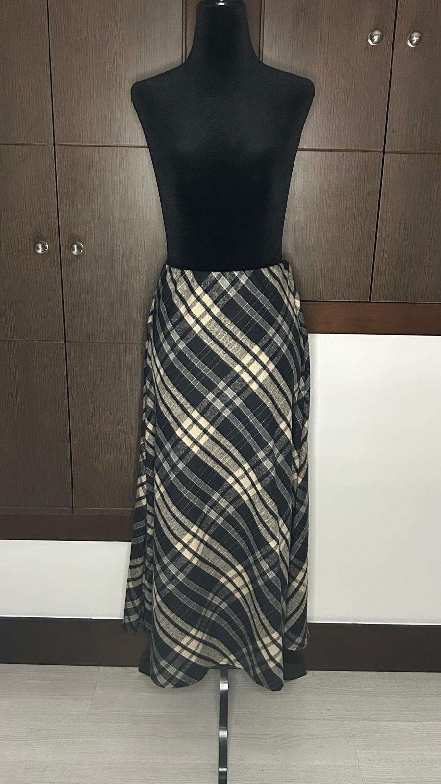 Falda Cuadros Franela