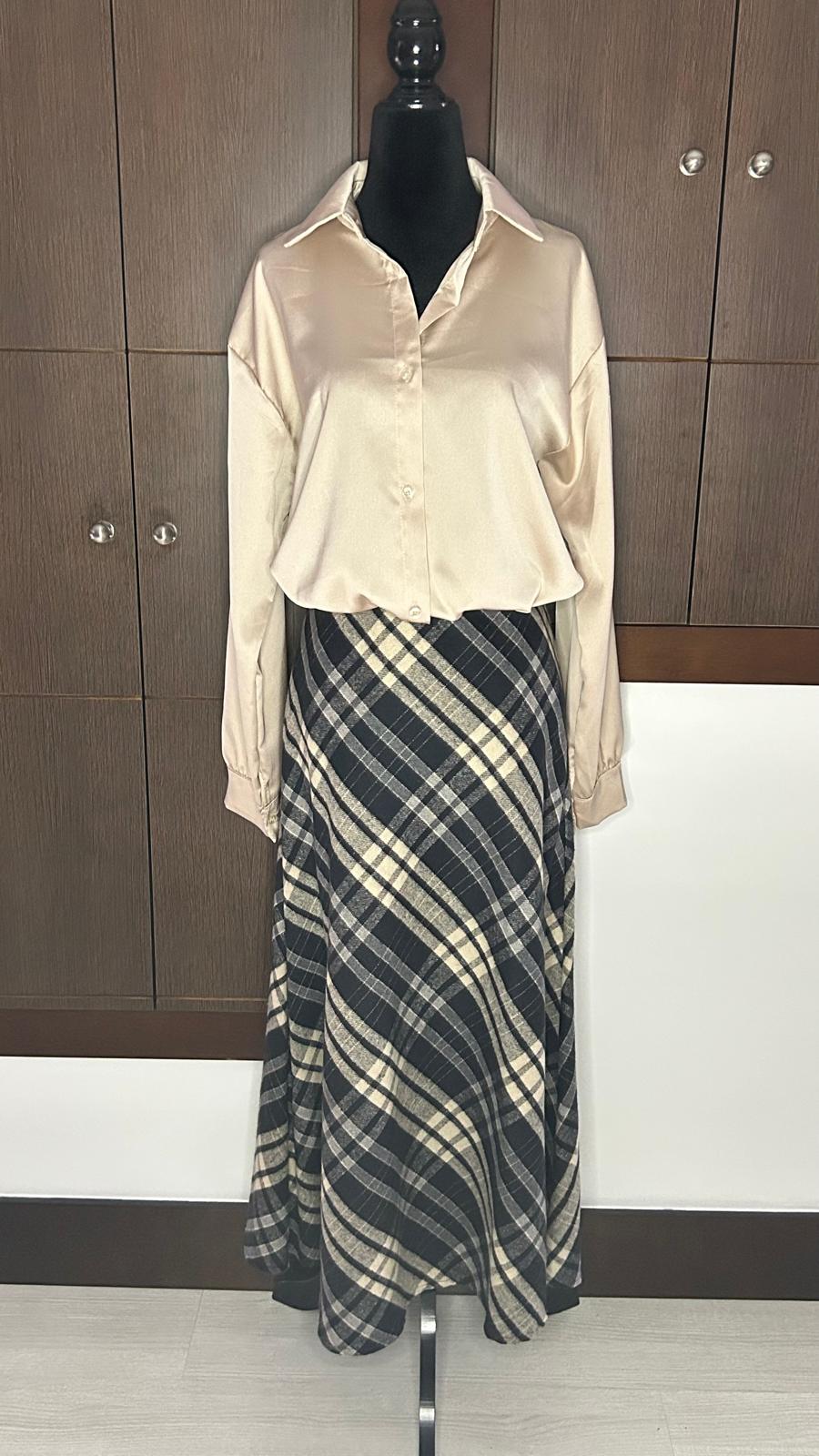 Falda Cuadros Franela