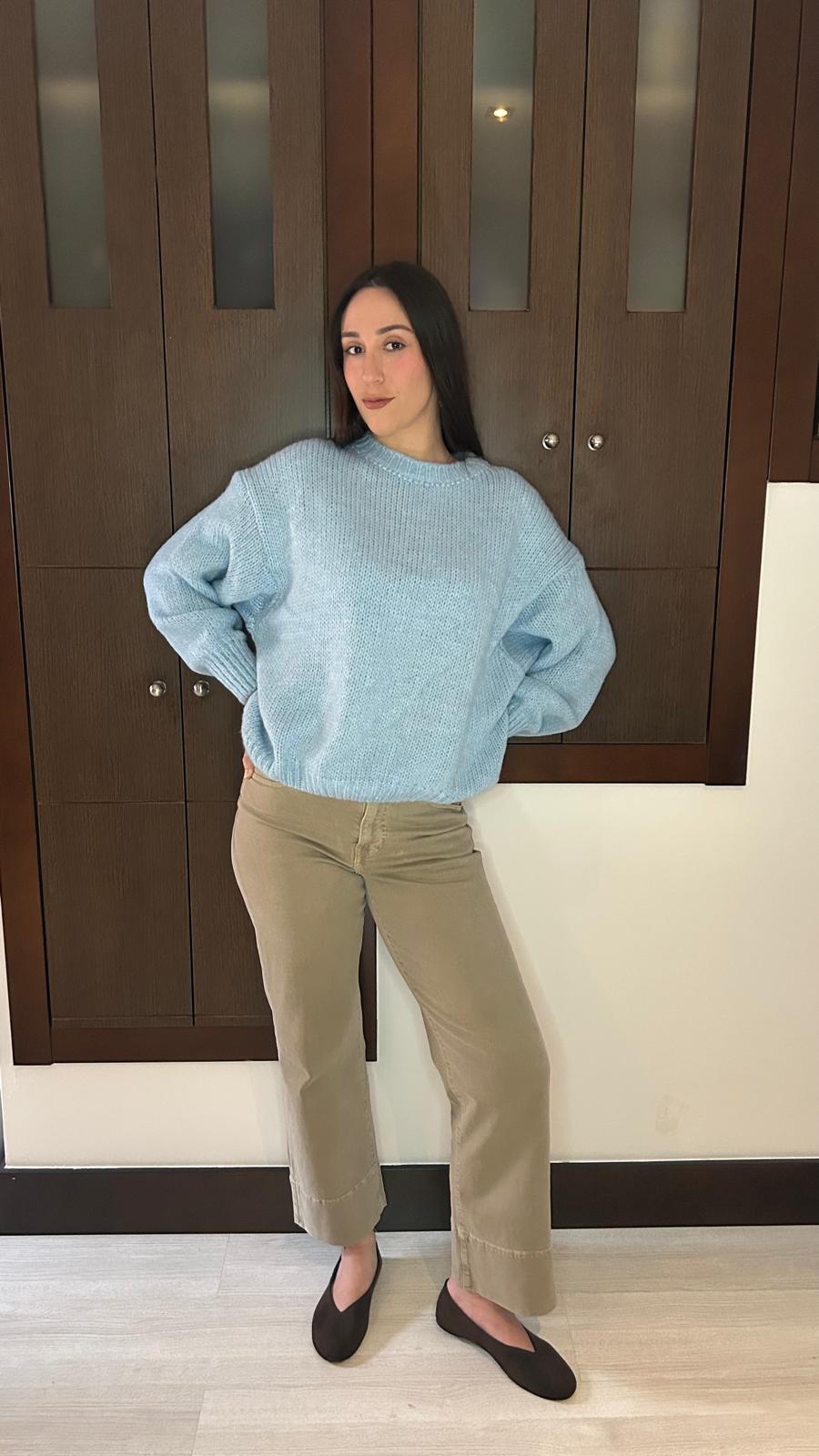 Jersey Básico Cuello Redondo