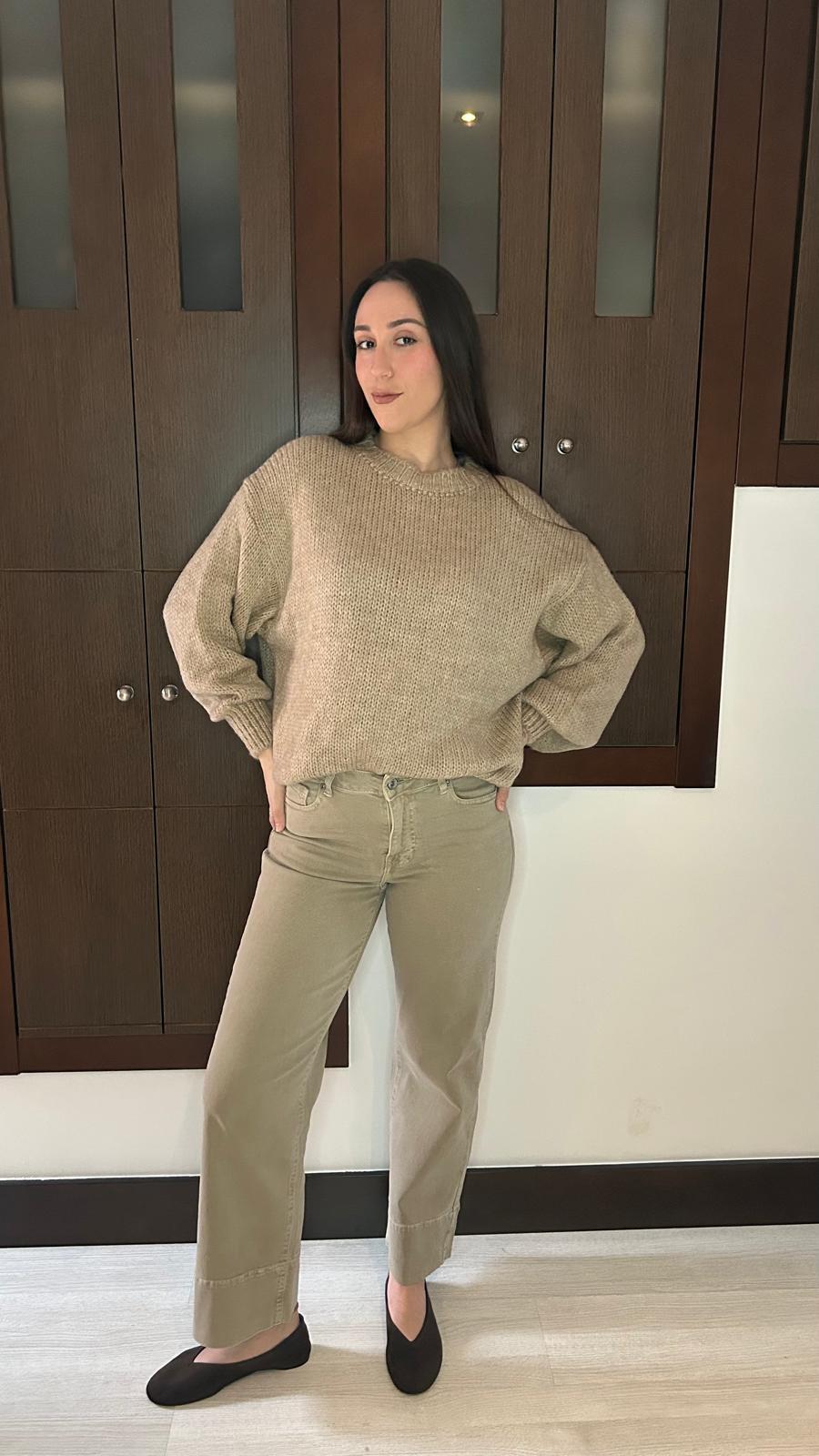 Jersey Básico Cuello Redondo