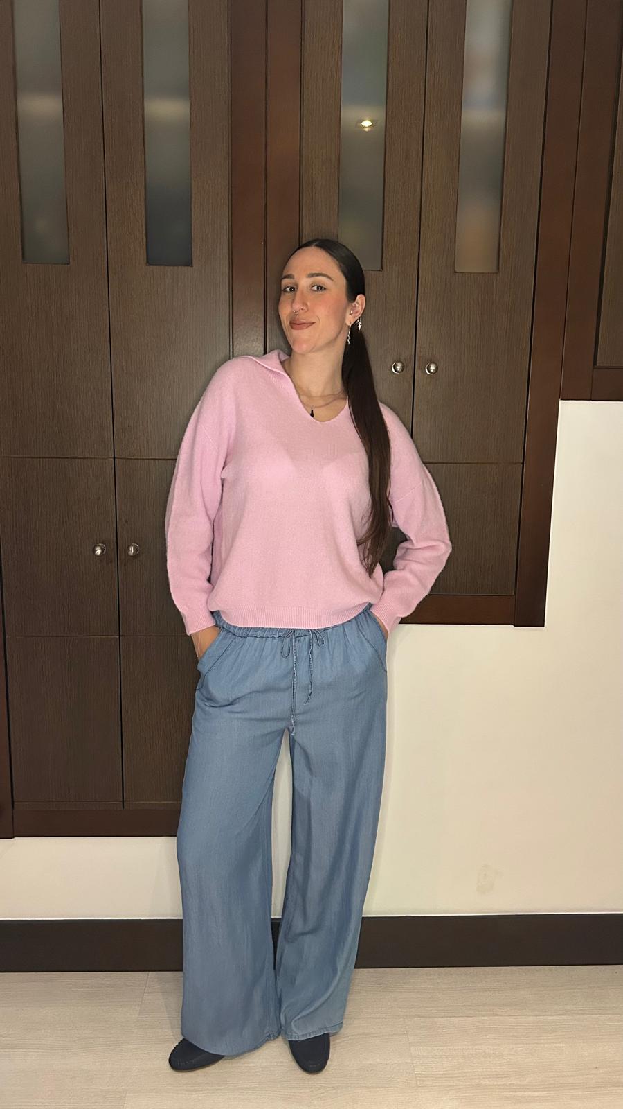 Jersey Nube Cuello Polo