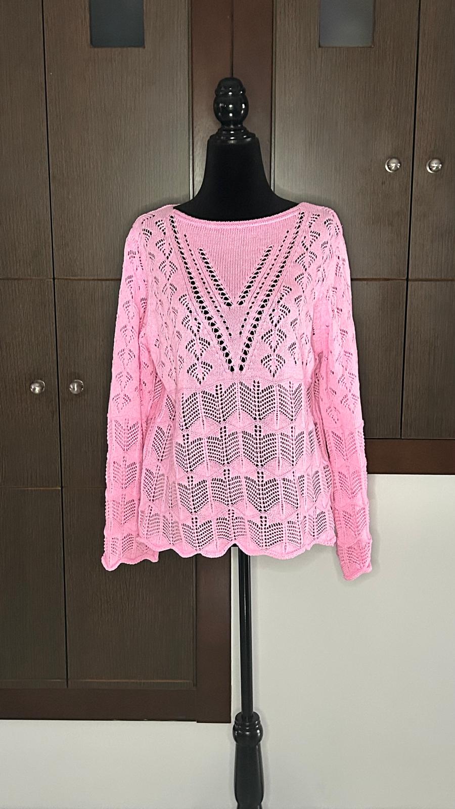 Jersey Pastel Calado