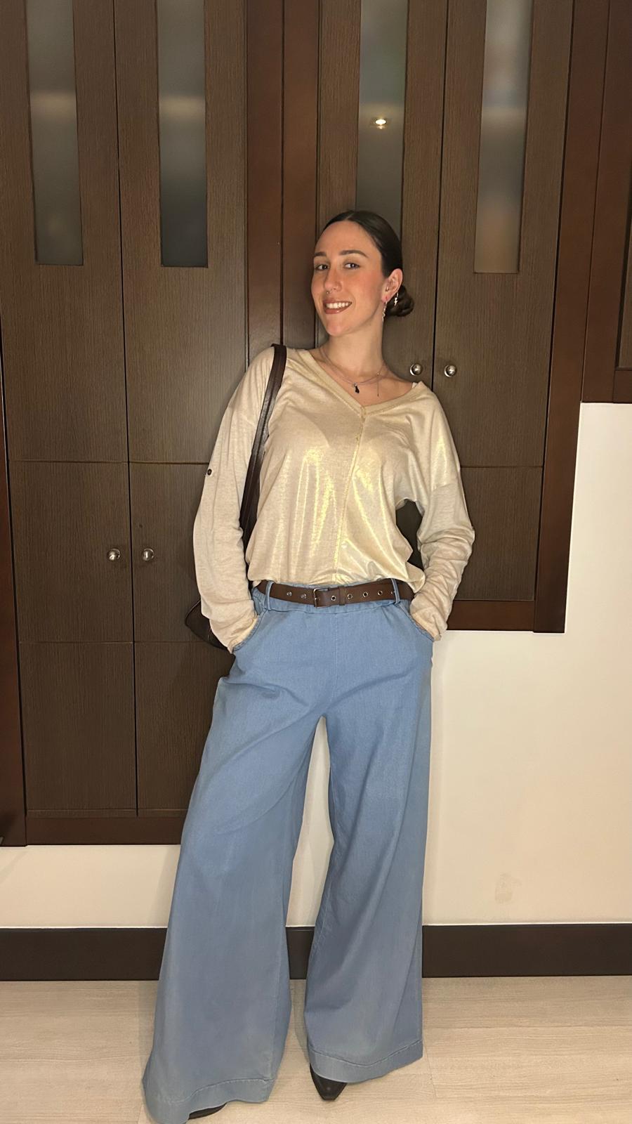 Pantalón Palazzo Algodón