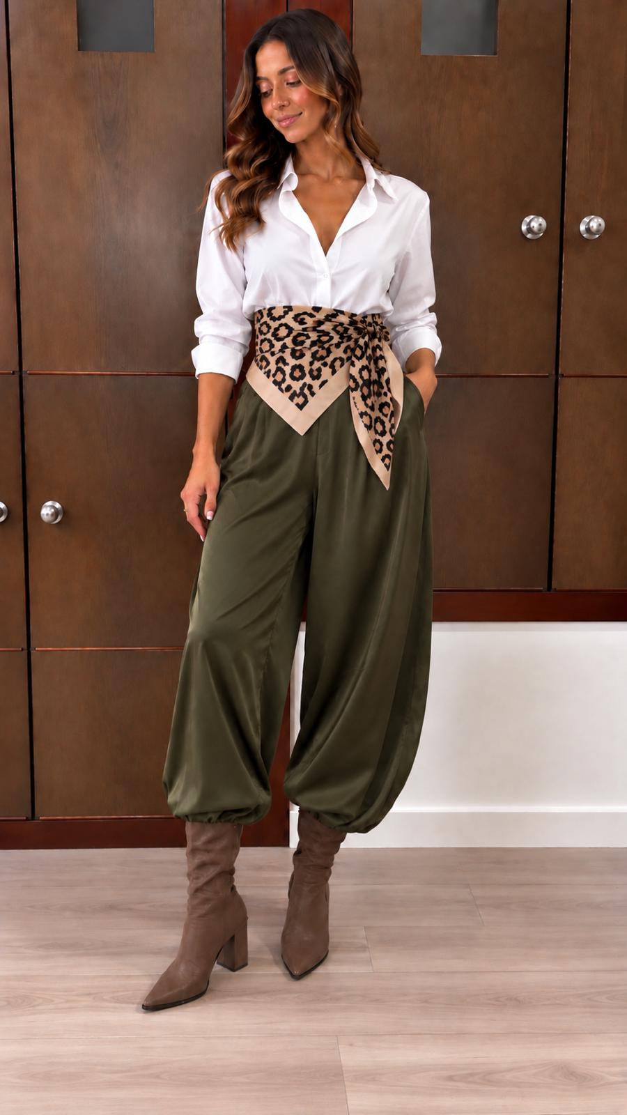Pantalón Bombacho Satén