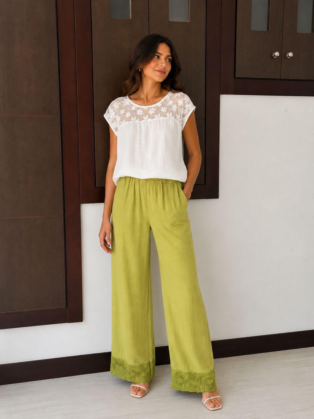 Pantalón Calado "Flores"