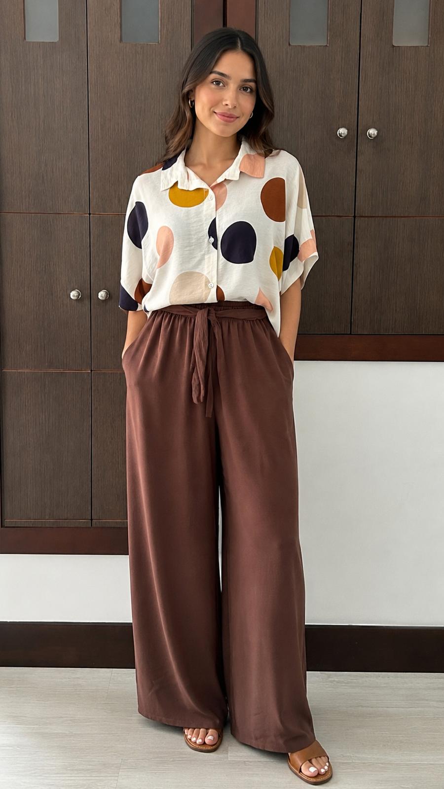 Pantalón Fluido Lazo