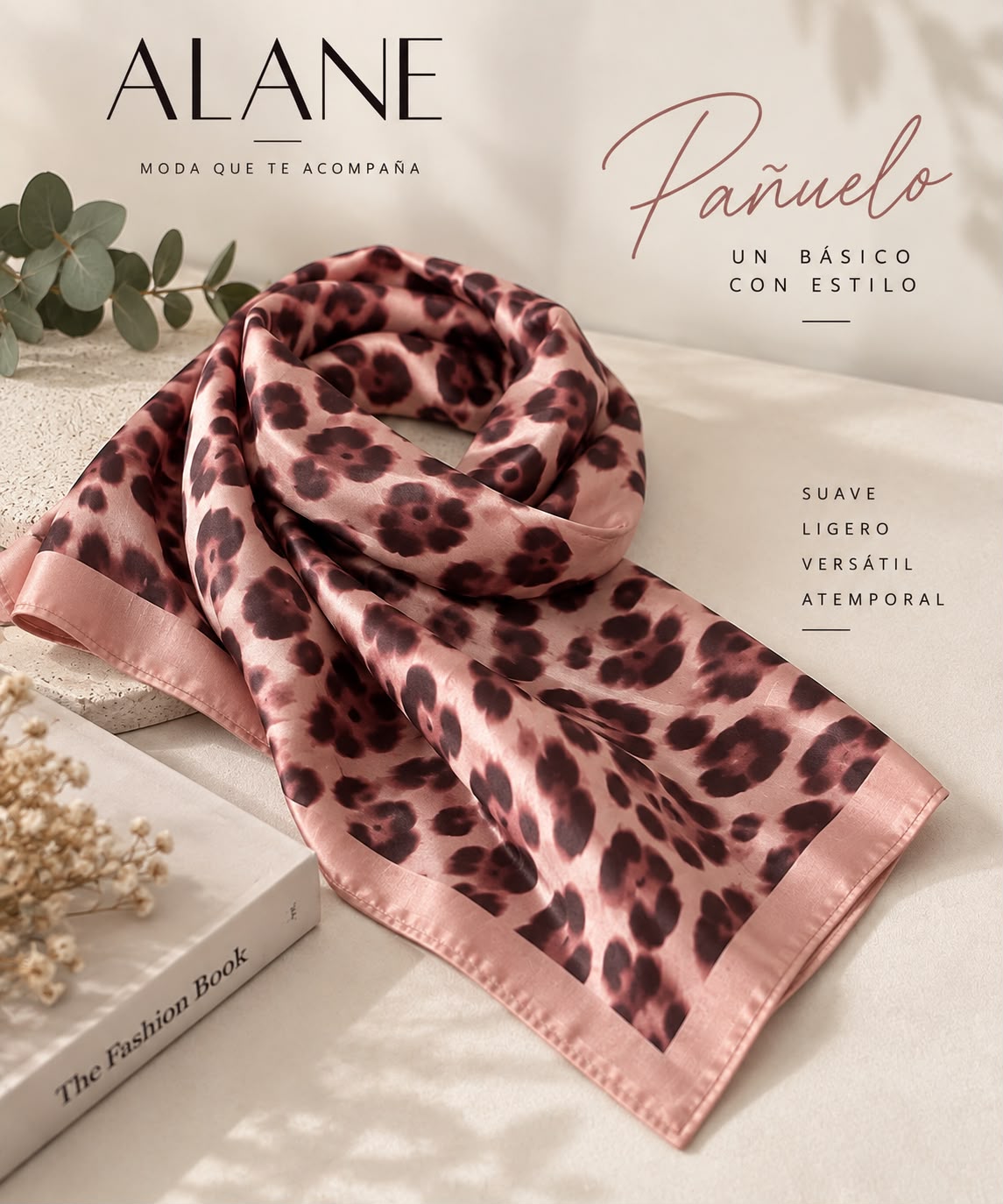 Pañuelo Estampado Leopardo