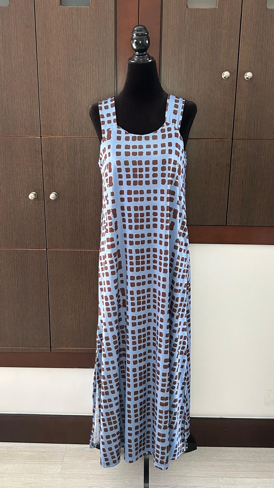 Vestido Lycra Cuadrilletes
