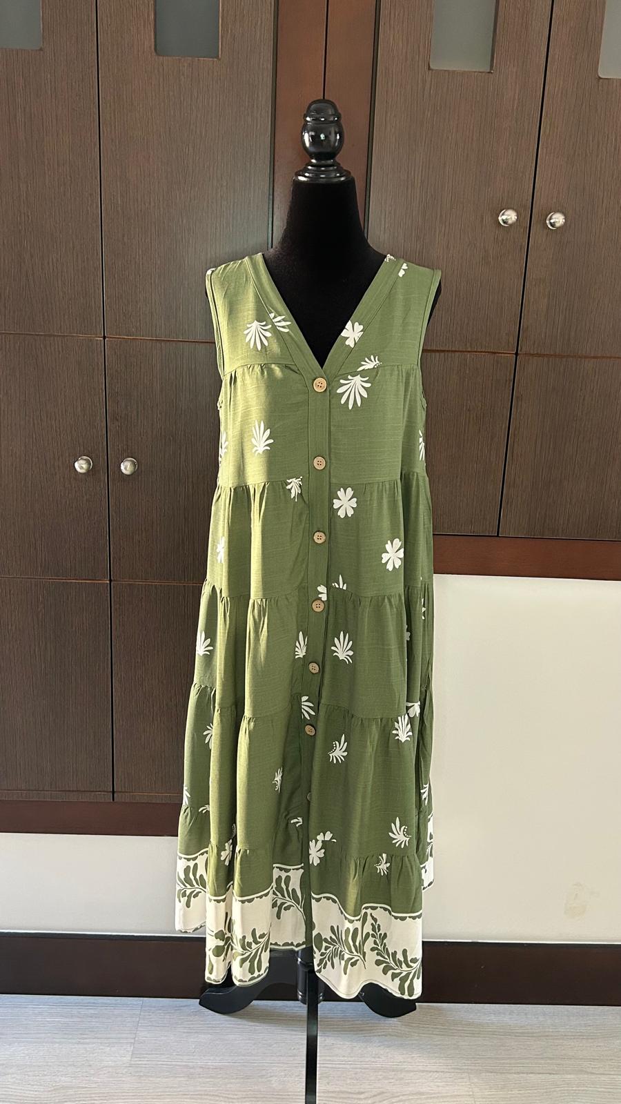 Vestido Midi Estampado