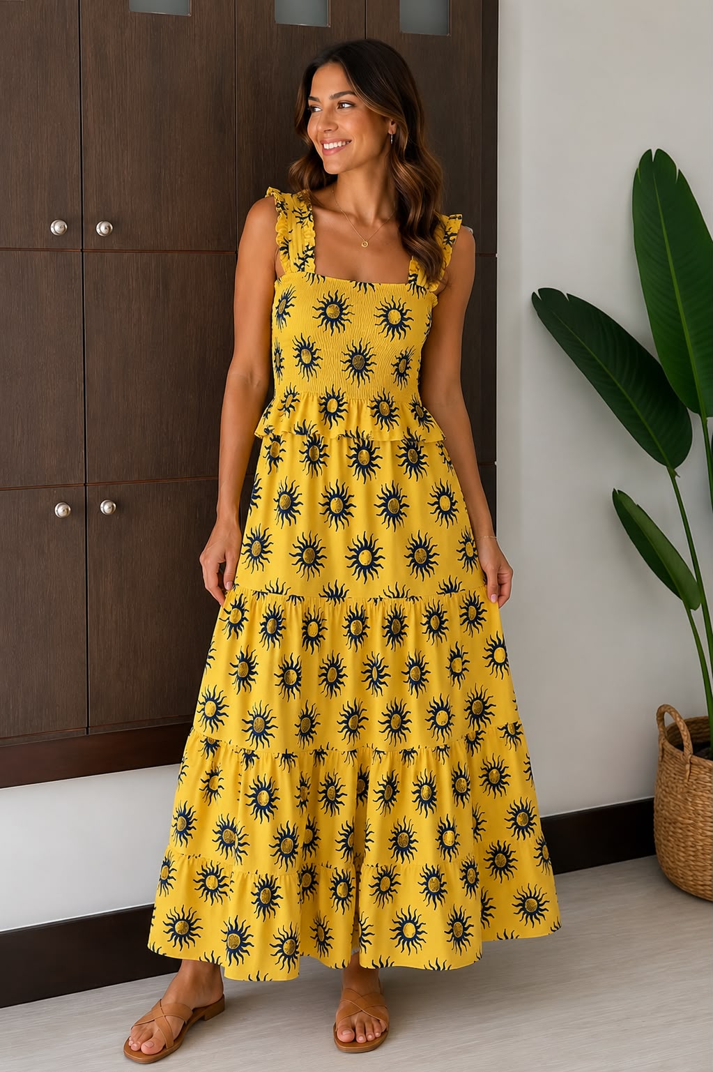 Vestido Nido Abeja Soleil