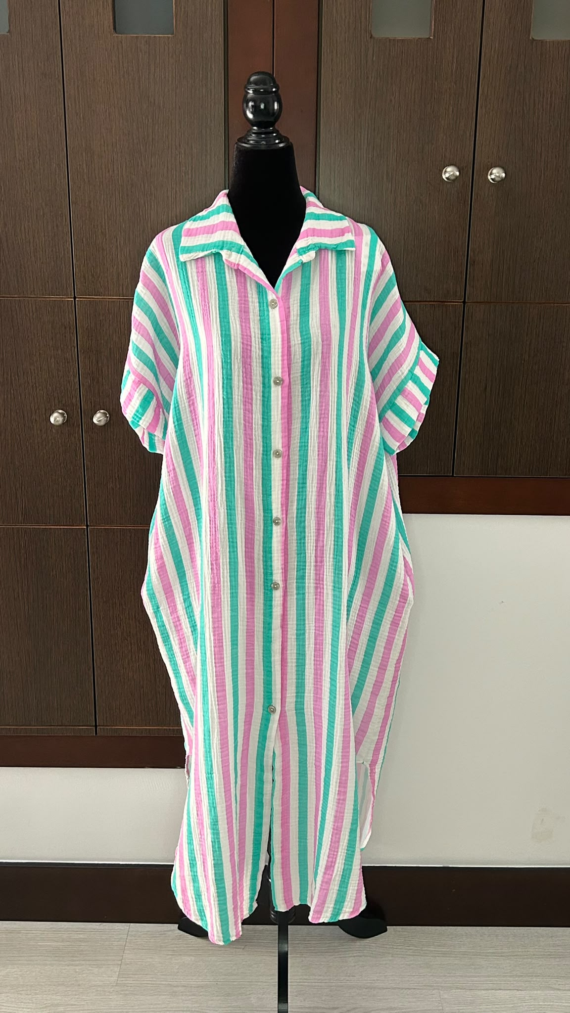Vestido Camisero Rayas