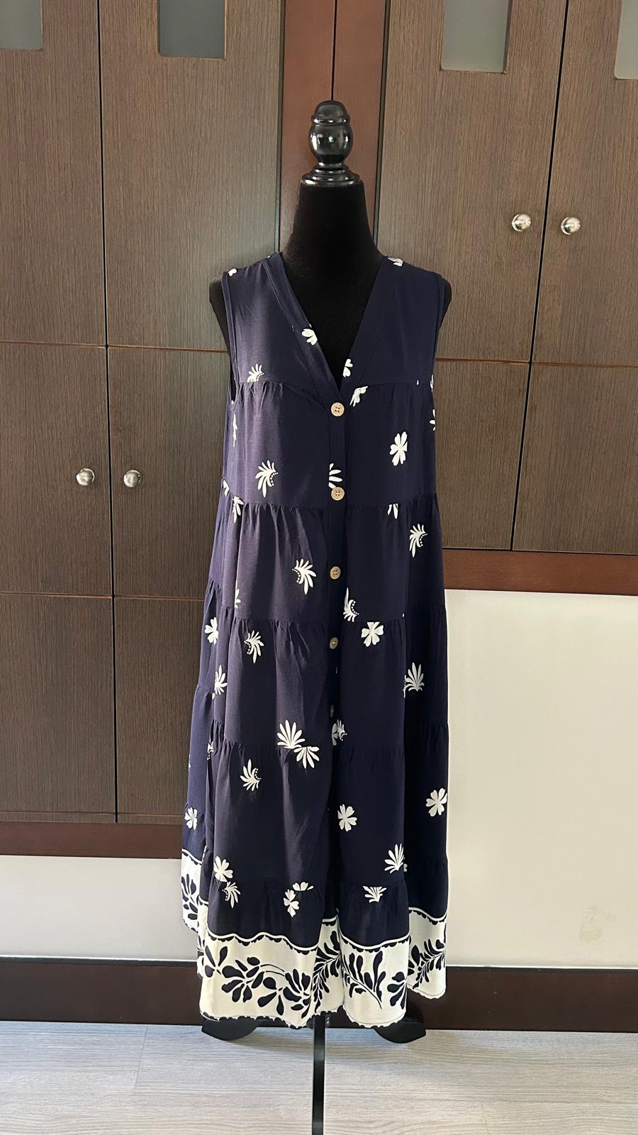 Vestido Midi Estampado