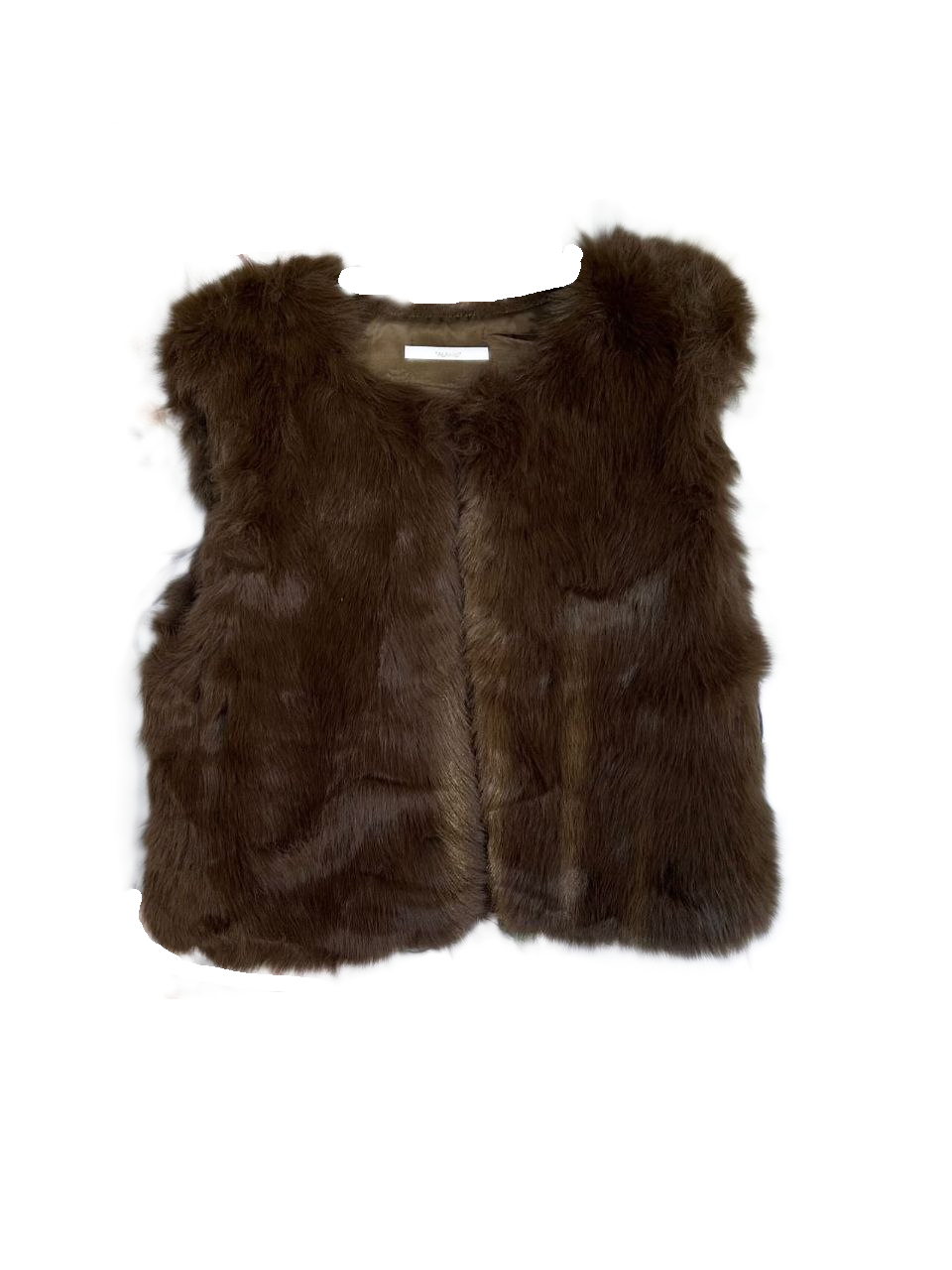 Chaleco de pelo sintético