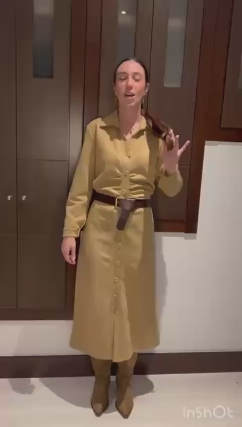 Vestido Camisero de Antelina